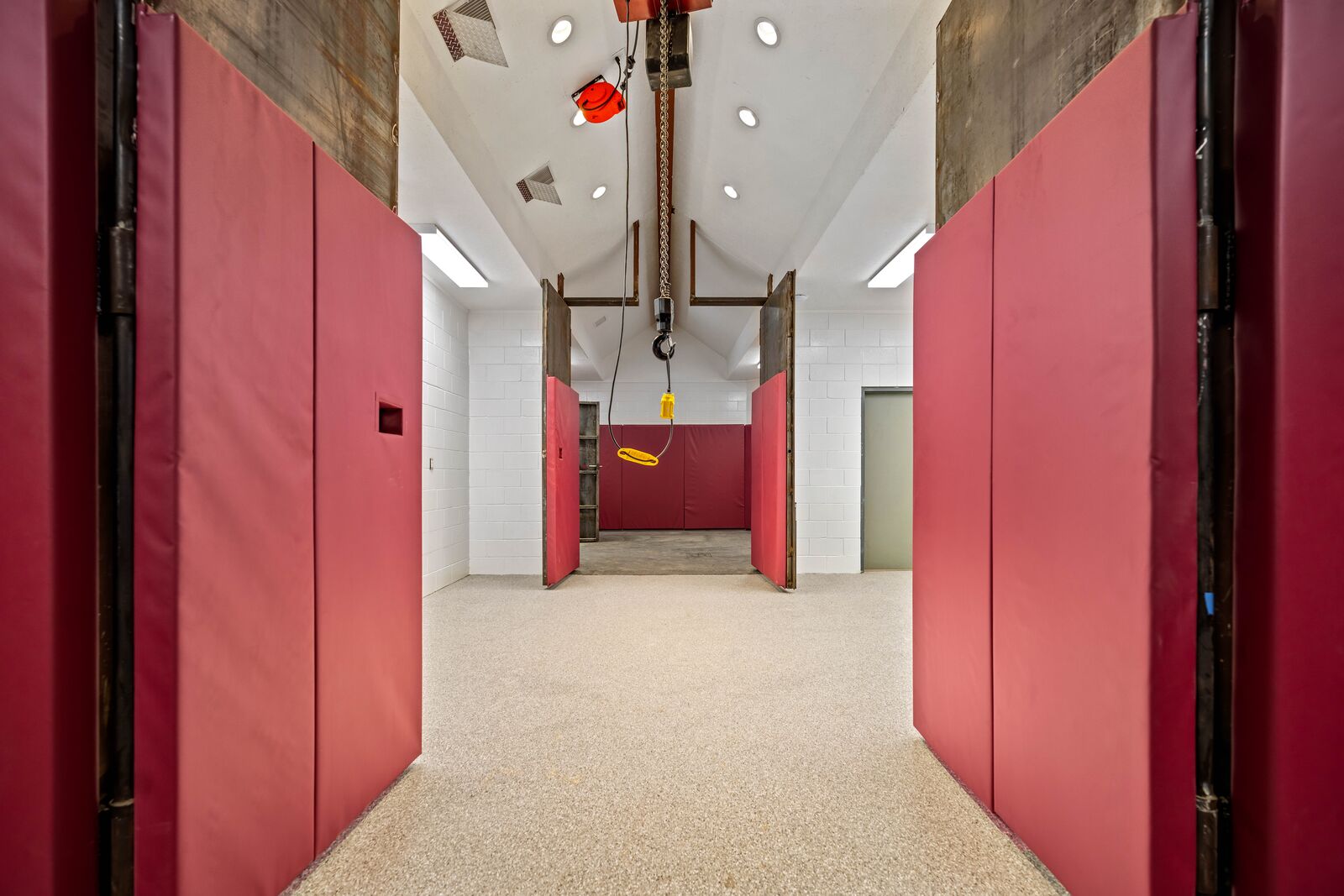Padded recovery wing inside the rehabilitation center